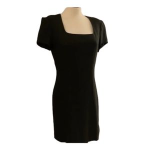 Liz Claiborne Women’s Dress Black Cocktail Length Rayon Size 8